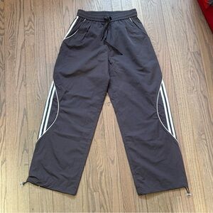 Inflation Streetwear | Side Striped Wide Leg Track Pant